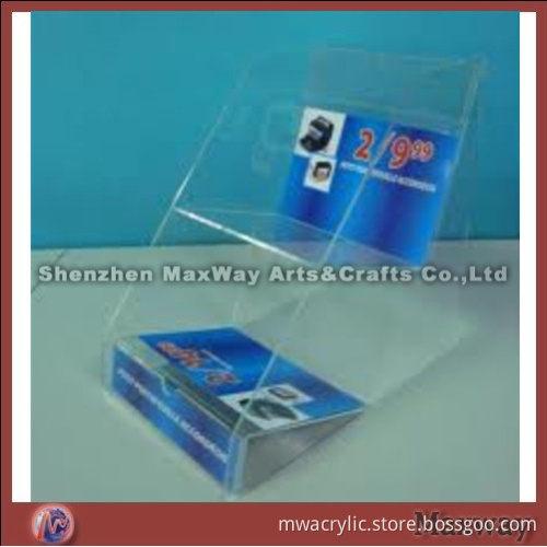 Two-double Elegant Promotional Transparent Acrylic/PMMA Mobile Phone/Handphone/MP3/ Camera/ DSLR Sta